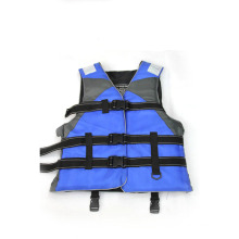 Gilet de sauvetage en mousse de polyéthylène (bleu).